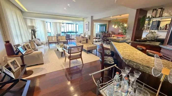 Apartamento Alto do Itaigara 3 Suítes 301m² Decorado Mansão Beverly Hills Reg Pituba Camin