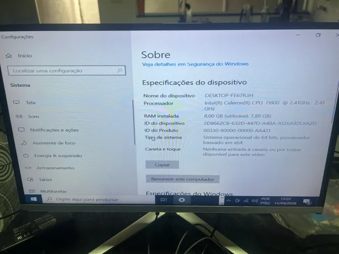 Computador all in One