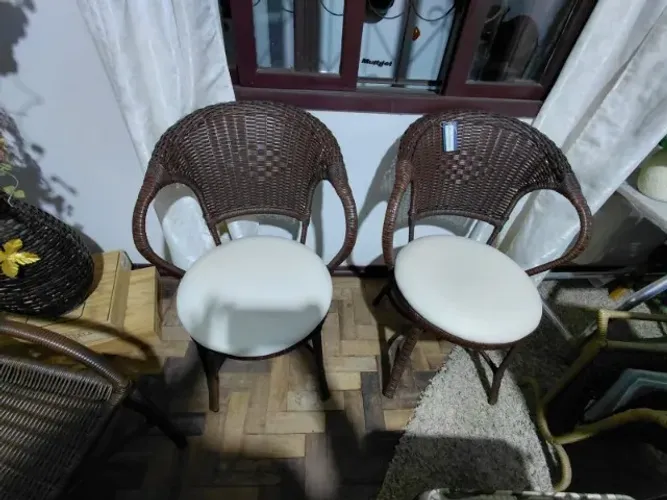2 cadeiras varanda novas