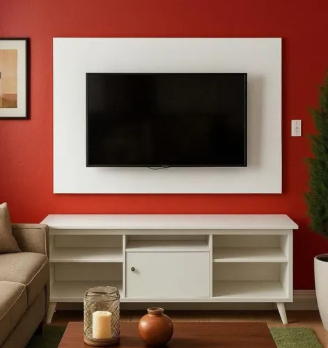 Loja painel e rack em mdf