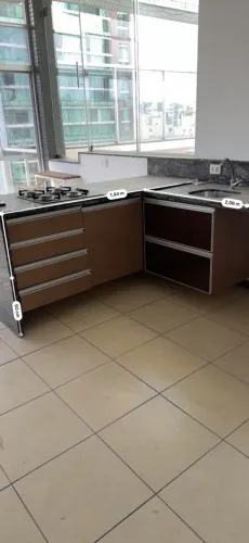 Cozinha gourmet planejada + bancadas em granito