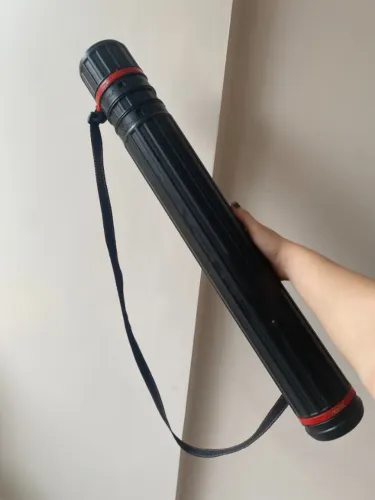 Tubo telescópico extensor para projetos, desenhos e mapas