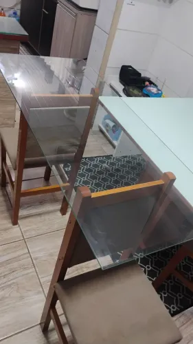 Tampo em vidro temperado