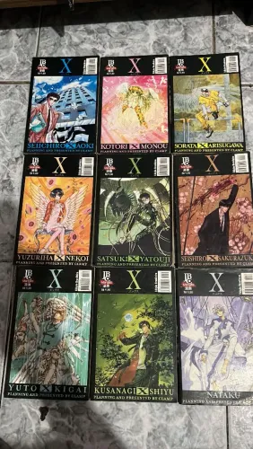 9 volumes do manga x 1999