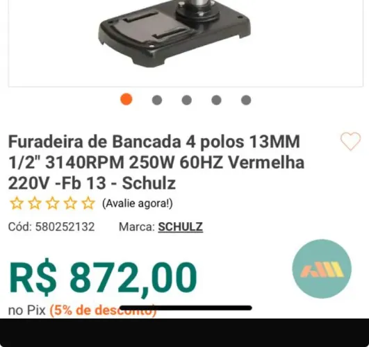 Furadeira de bancada da SCHULZ
