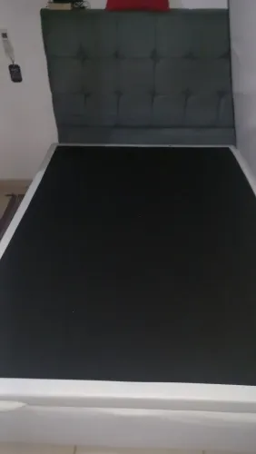 Cabeceira cama casal da ortobom, pouco uso,na loja da ortobom custa $595,00,.