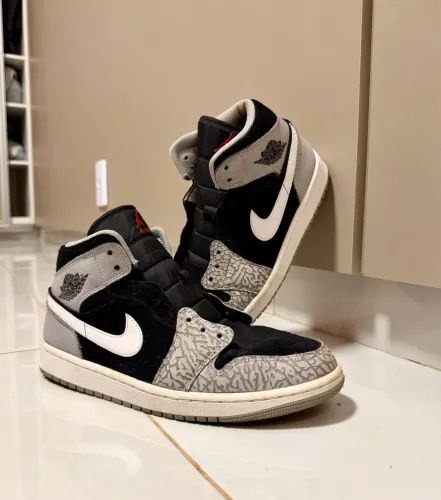 Air Jordan 1 Mid Elephant Original Tam 41 - Conservado