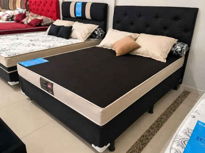 Mega promoção cama box de casal