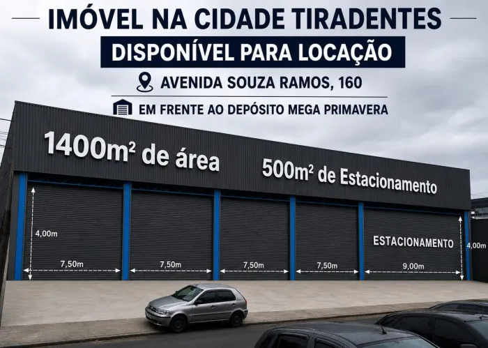 Salão Comercial na Cidade Tiradentes