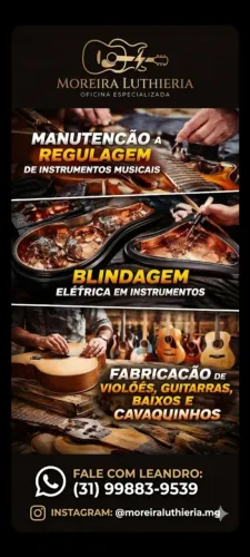 Luthieria , consertos, reformas e fabricaçao de instrumentos musicais 
