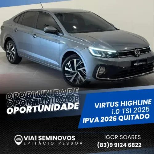 Volkswagen Virtus Highline 200 TSI 1.0 Flex 12V AUT 2025