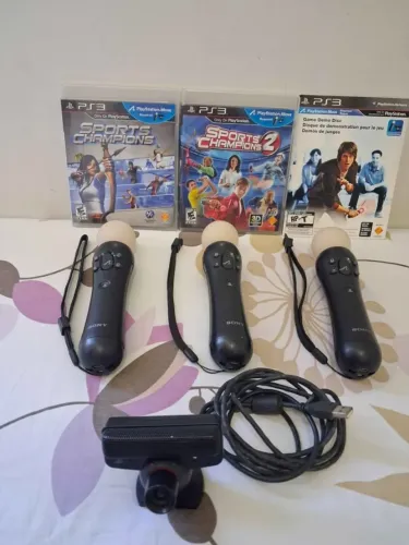 Bastão Move + Câmera Eye - Playstation 3