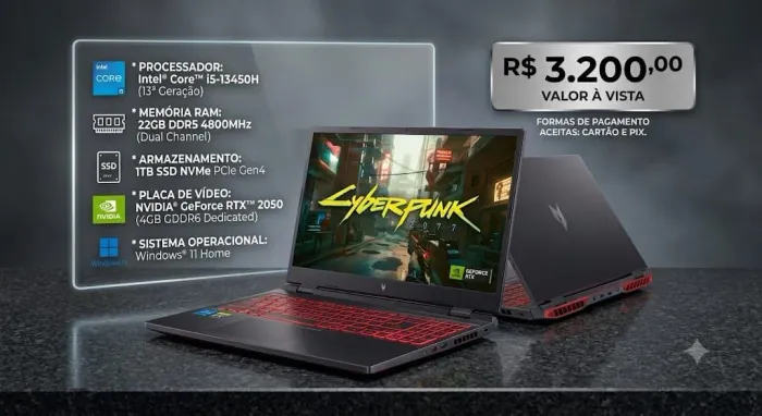 Notebook Acer Nitro V15