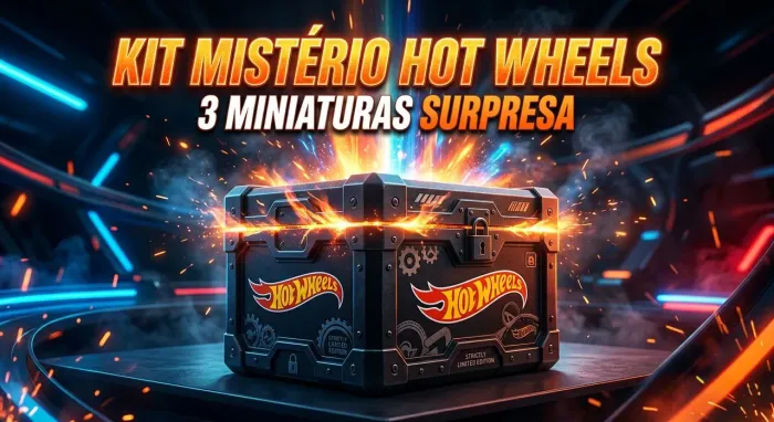 Hot Wheels - Kit Mistério 3 Miniaturas Surpresa