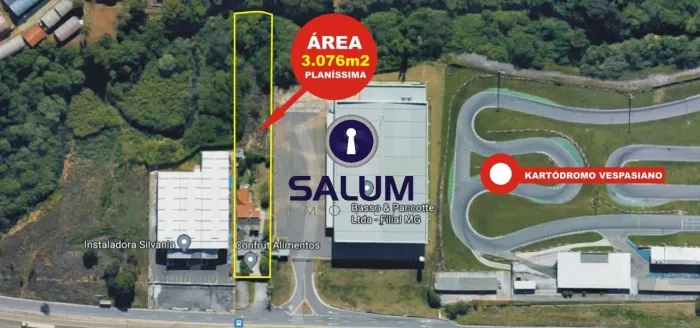 EXCELENTE ÁREA 3.076m2 - ÓTIMA TOPOGRAFIA