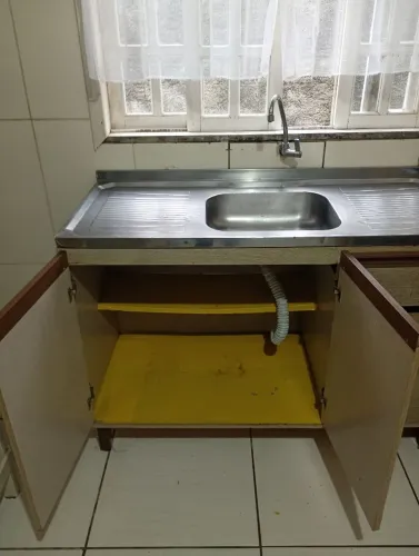 Balcão de pia+ cuba de inox
