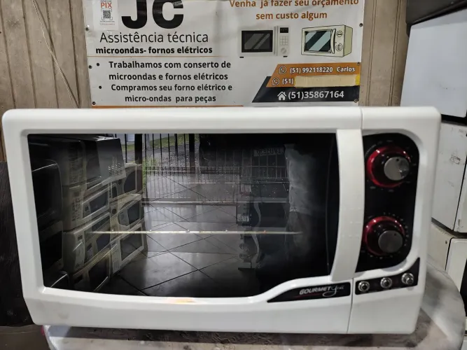 Forno Elétrico Fischer Gourmet Modelo Novo Garantia 3 Meses Temos Tele Entrega