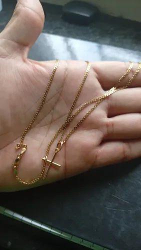 Colar prata 925 (banho 18k)