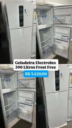 Geladeira Electrolux 390 Litros Frost Free - Nova