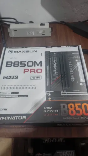 Kit Ryzen AM5 B850M PRO DaRK wi fi 16GB ddr5 e processador Ryzen 8500G