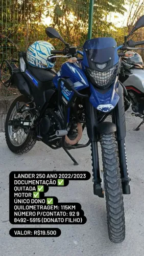 Lander 250 BLUEFLEX ano 2023, vendo/troco