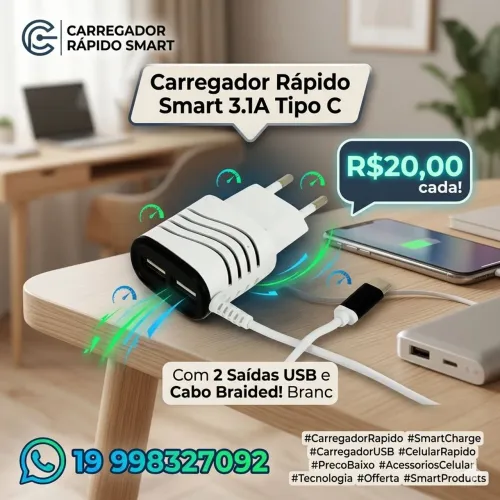 Carregador tipo c