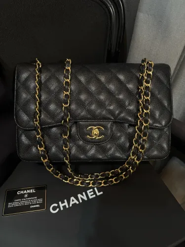 Bolsa Chanel Classic double Flap Jumbo Original 