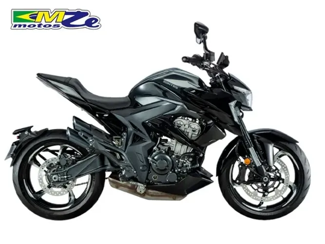 ZONTES R 350 2027 PRETA/PRATA/AZUL ZERO KM