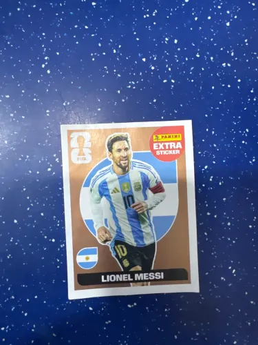 Figurinha Messi Bronze 2026