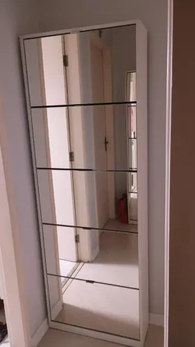 SAPATEIRA COM ESPELHO - 5 PORTAS BASCULANTES | FAMILY MIRROR