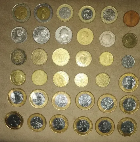 Coleção moedas do mundo