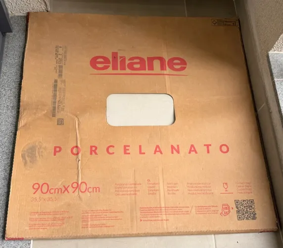 DOAÇÃO - 1 peça Porcelanato Esmaltado Retificado Eliane 90x90