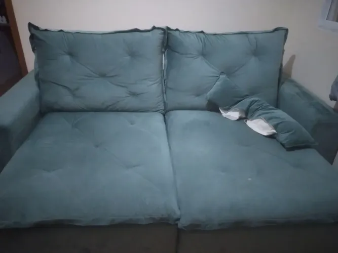 sofa retrátil dois lugares