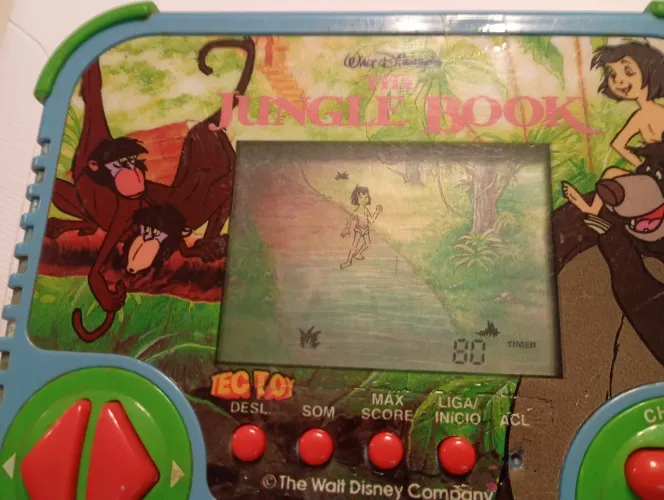 Jogo tec toy Walt Disney The Jungle book Mogli ano 1993 item de colecionador.