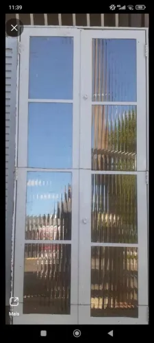 Porta balcão / janela / veneziana em aço 0,95 x 2.10