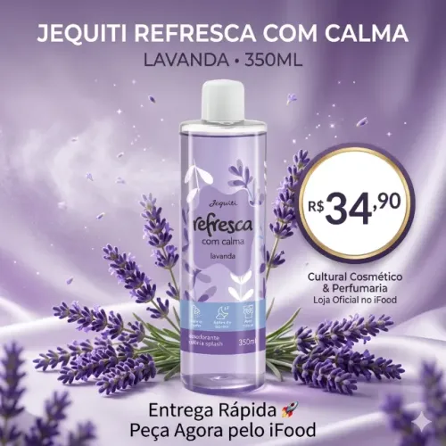 Desodorante Colônia Jequiti Refresca com Calma Lavanda 350ml