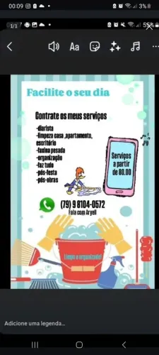 Faxineiro diarista 
