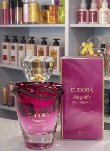 PERFUME FEMININO MAGNIFIC PINK PEÔNIA EUDORA 75ML