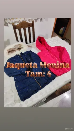 Jaquetas Tam 4 menina
