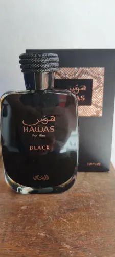 PERFUME ÁRABE MASCULINO HAWAS BLACK RASASI