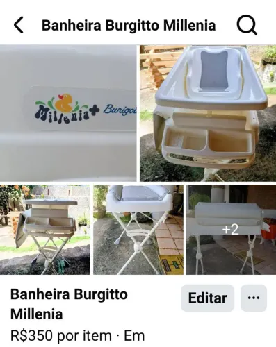 Banheira e mesa