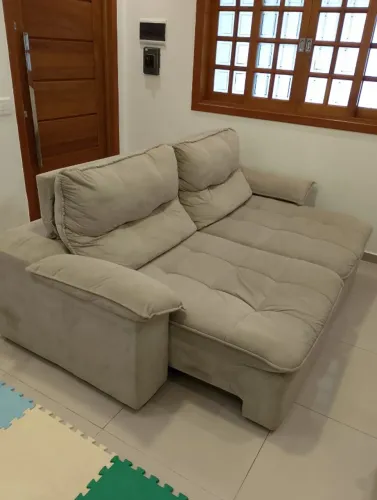 Sofa Retrátil Cinza
