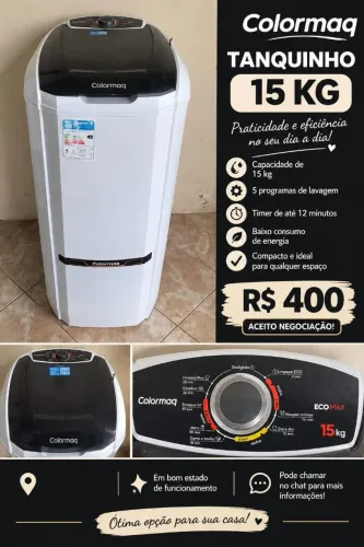 Tanquinho de lavar roupa