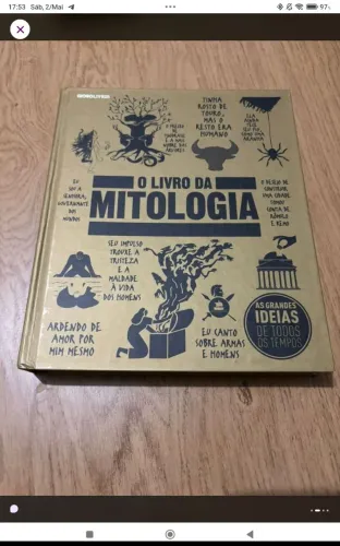 O livro da mitologia editora globo novo sem uso