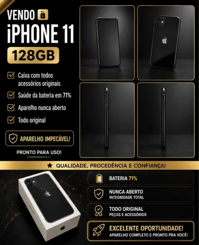 iPhone 11- 128gb Impecável 100% Original