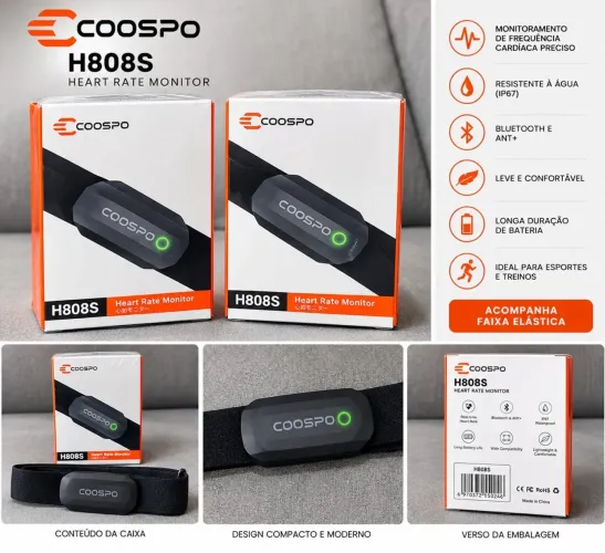 Monitor cardíaco Coospo hs808s