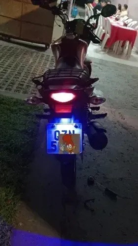 Lâmpada 24 Leds Azul T10 para Placa de Moto - Bem forte