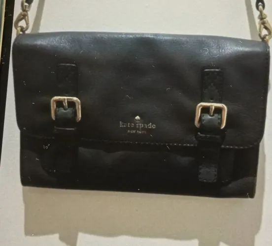 Bolsa de couro tiracolo Kate Spade
