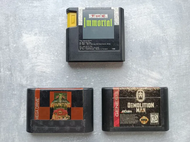Cartuchos originais Mega Drive