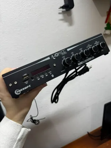 Receiver Amplificador Som Ambiente Taramps THS 1800 - 80W RMS Bivolt (Excelente Estado)